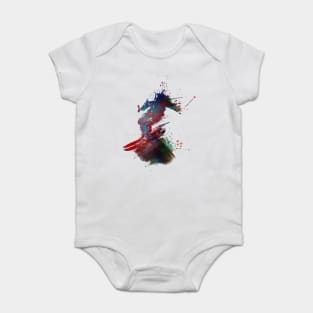 alpine skiing #ski #skiing #sport Baby Bodysuit